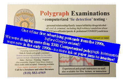 Pay less than $200 for an accurate Los Angeles polygraph test